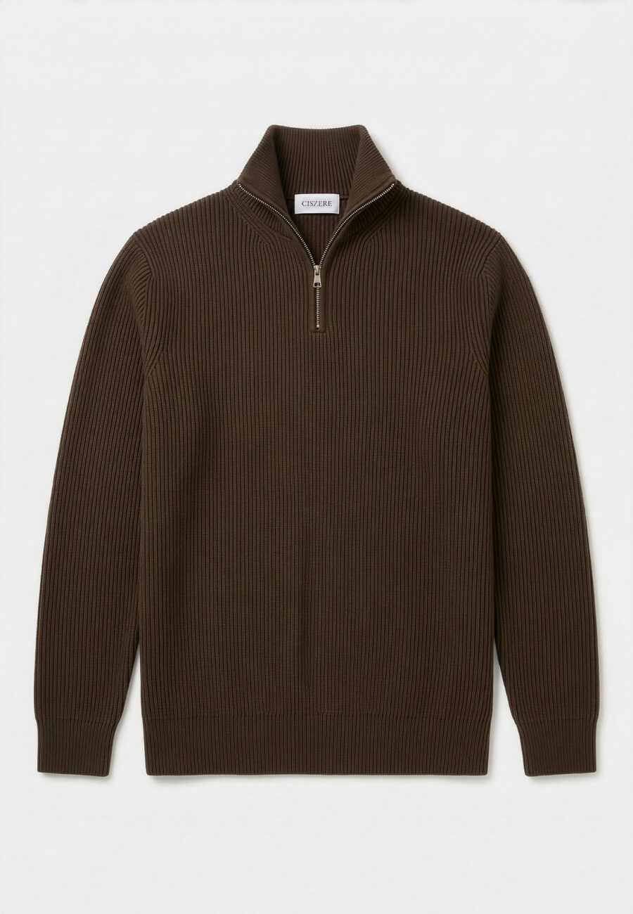 Reuben knitted half zip- AW26:2