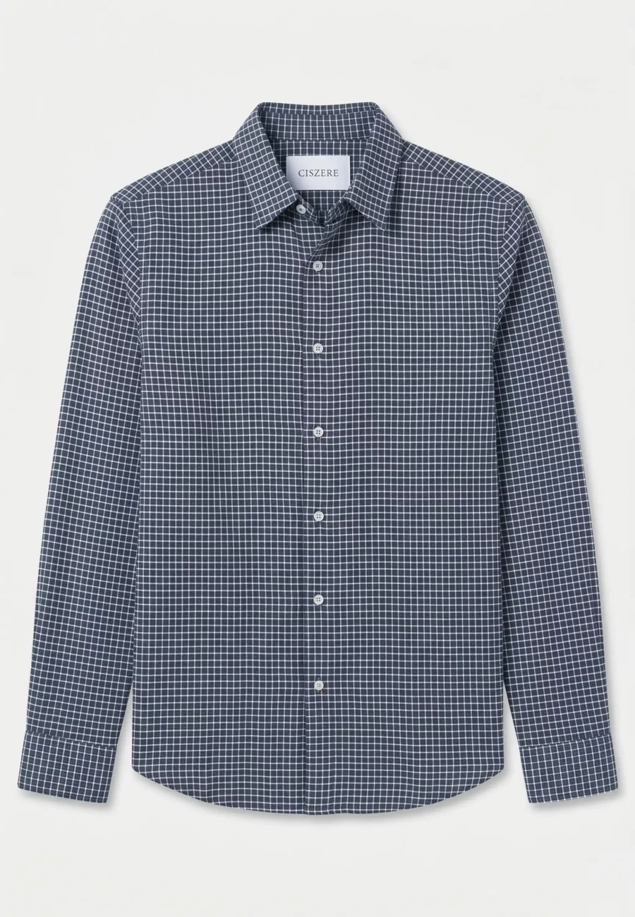 Ed checked hemp shirt - SS27