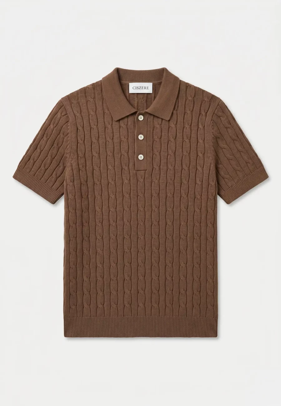 Abe knitted cotton polo - SS27