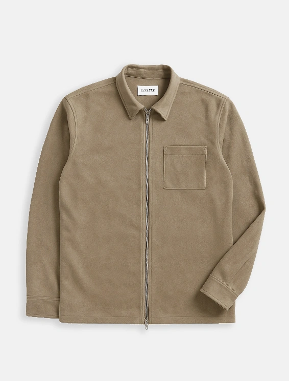 Neo vegan suede overshirt 2.0 - SS27