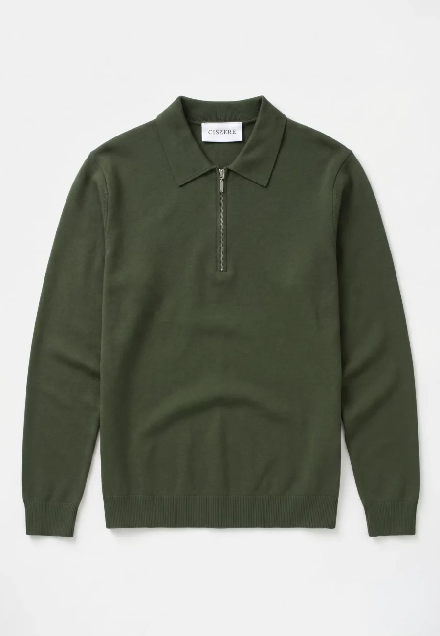 Caleb knitted half zip - SS27